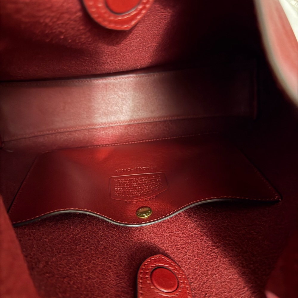 Coach Cherry Red Shoulder Bag - Picture 7 of 10